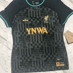 Limited Edition Liverpool x Lebron James Collab Nike Jersey